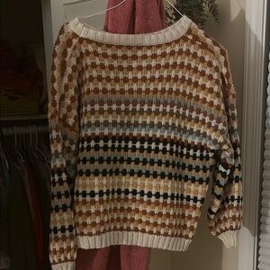 Multicolor Patterned Women's Sweater